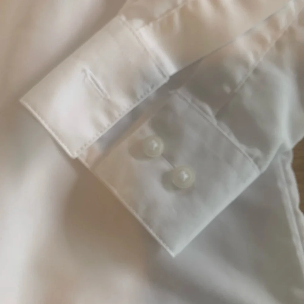 Staff Classic Button Down Long Sleeve‎ White Dress Shirt Boys Small Preloved